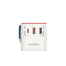 Momax x Gundam 1-World+ | 3-Port Travel GaN Charger With Built-in USB-C Cable 70W - Limited Edition