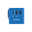 Momax 1-World+ | GaN Charger With Built-in USB-C Cable 70W + AC Travel Adapter