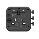 Momax 1-World | Travel Adaptor - Black