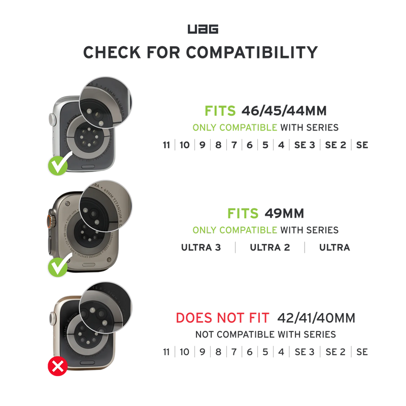 UAG Limited Edition Scout Silicone Strap for Apple Watch Ultra 3, Ultra 2, & Ultra