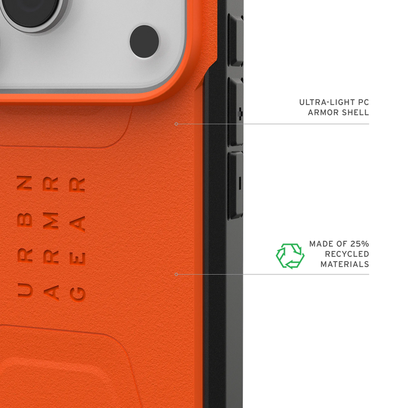 UAG Civilian iPhone 17 series Case - Orange