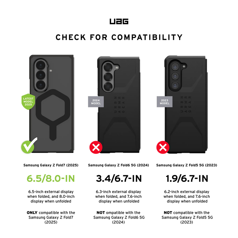 UAG Mouve w/Magnet Case for Samsung Fold 7