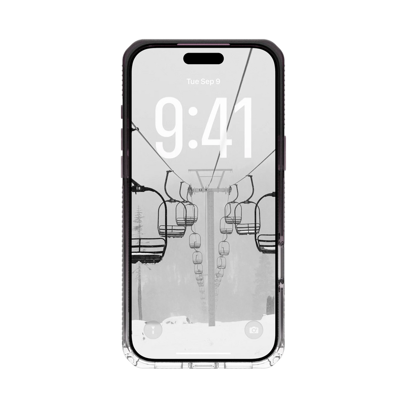 UAG Plyo iPhone 17 series Case - Black/Clear Ombré