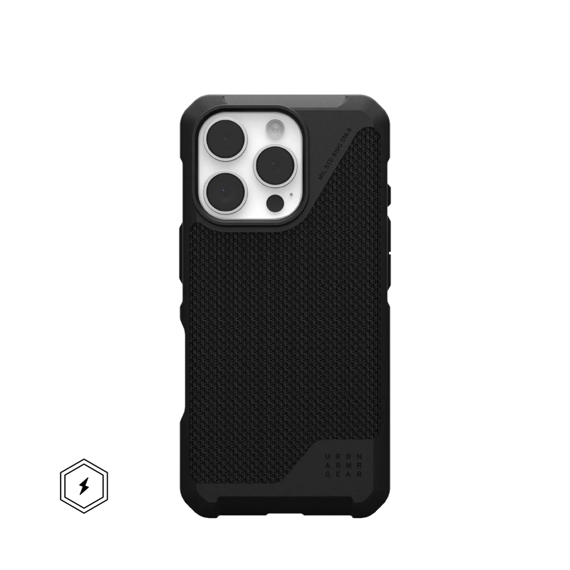 UAG iPhone 16 series Metropolis LT Case - Kevlar Black
