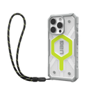 (Markdown) UAG iPhone 16 series Pathfinder Clear Magsafe Case Bundle - Active Neon Lanyard