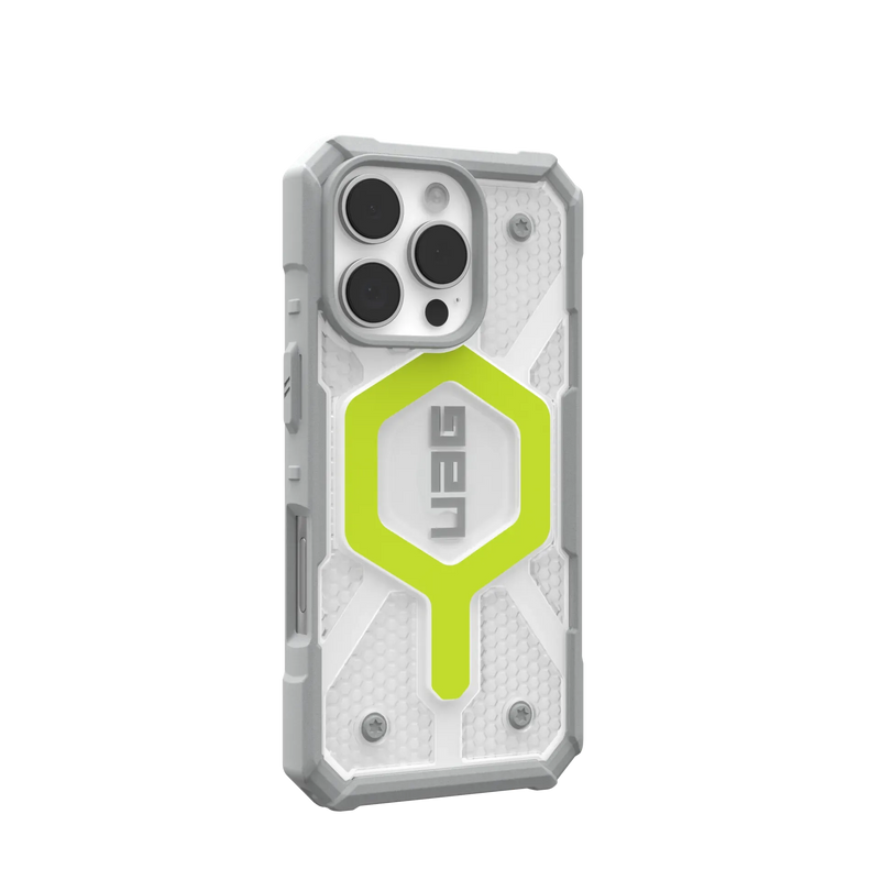 UAG iPhone 16 series Pathfinder Clear Case - Action Neon