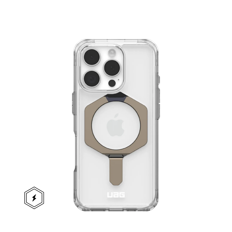 UAG iPhone 16 series Plyo XTE  Case - Clear/Titanium
