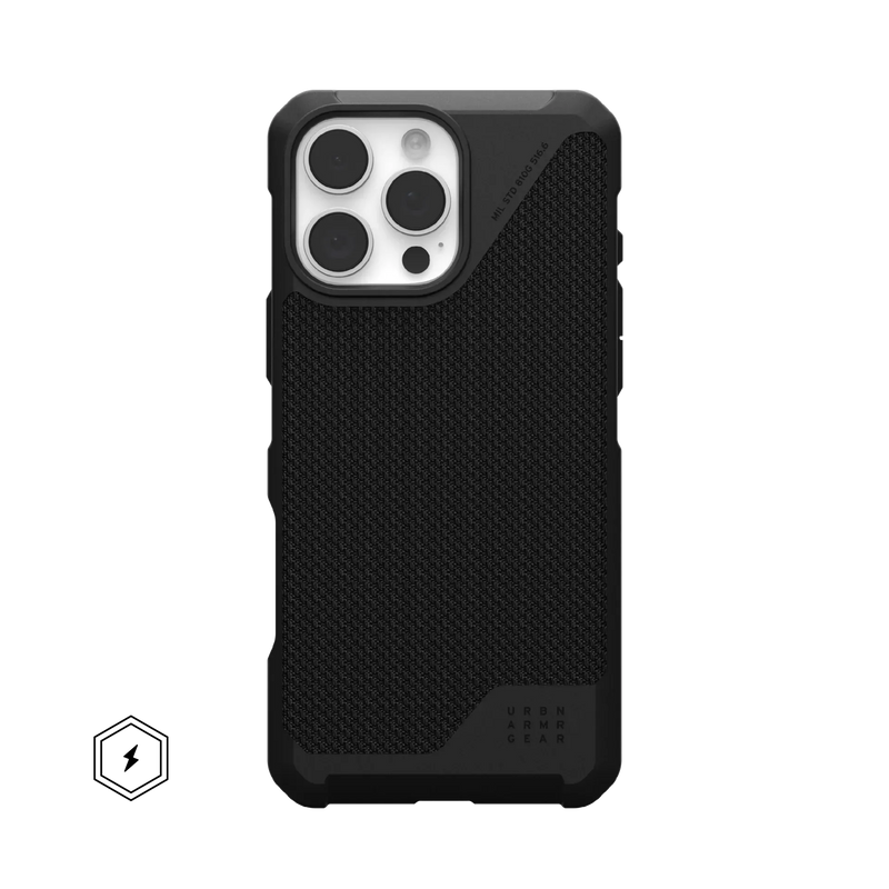 UAG iPhone 16 series Metropolis LT Case - Kevlar Black