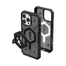 (Markdown) UAG iPhone 16 series Pathfinder Clear Case - Ash Case + Black Ring Stand