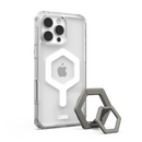 (Markdown) UAG iPhone 16 series Plyo Case Magsafe bundle - Ice White/ Titanium Stand