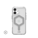 (Markdown) UAG iPhone 16 series Plyo Magsafe Case - Ice/Silver