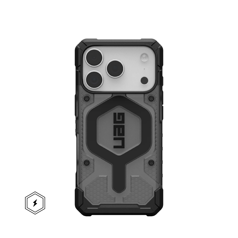 UAG Pathfinder Clear iPhone 17 series Case - Ash/Black