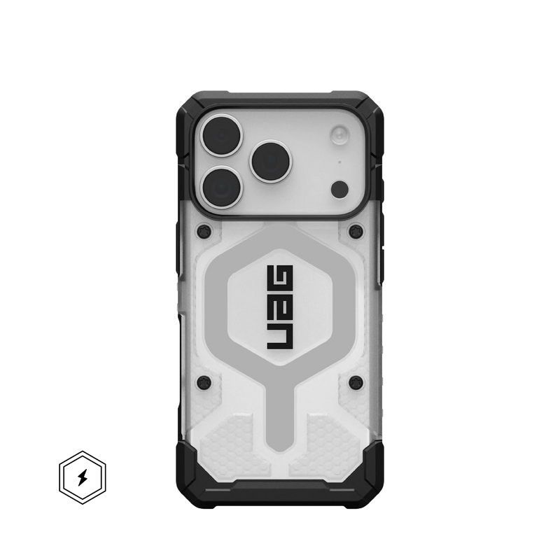 UAG Pathfinder Clear iPhone 17 series Case - Ice/Silver