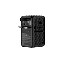 Verbatim Charge n Travel | 85W Diamond GaN Charger w/ Retractable Cable - Black