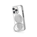 (Markdown) STM Goods Roll Spin Magsafe Case for iPhone 16 Series - Clear / Silver