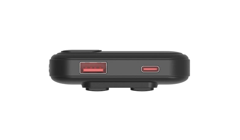 Verbatim Power Pack | 10000mAh Powerbank w/ Built-In Cables & Digital Display - Black