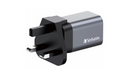 Verbatim GNC-65 | 3-Port 35W GaN Charger (EU/UK/US)