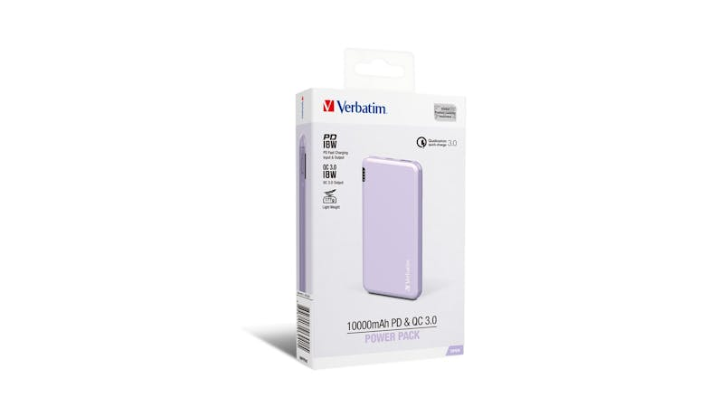 Verbatim Lightweight Power Pack | 10000mAh Powerbank
