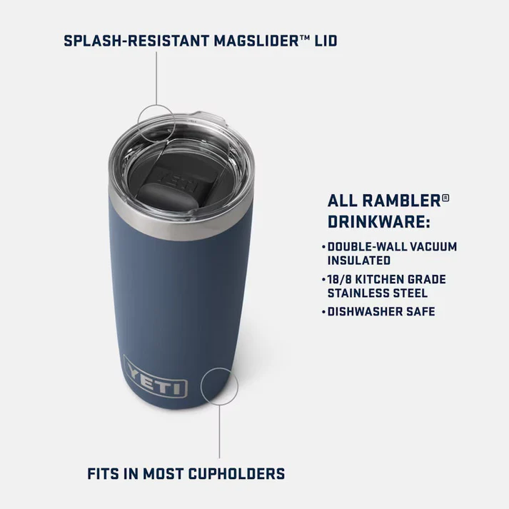 Yeti Rambler® 10 oz (295 ml) Tumbler With MagSlider™ Lid
