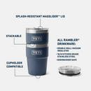 Yeti Rambler® 16 oz (473 ml) Stackable Cup With MagSlider™ Lid