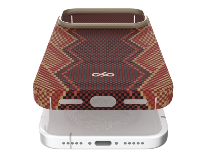 Raptic Aramid Fiber Skin-Bionic Case with Magsafe for iPhone 17 Pro Series - Snake