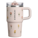 Stanley The Quencher ProTour Flip Straw Tumbler | 20 OZ | Rose Quartz Bouquets