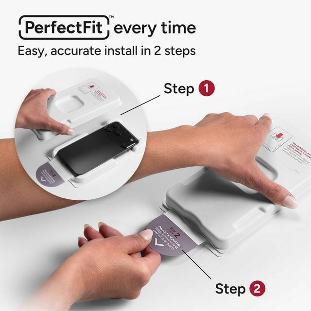 ZAGG Glass Plus Edge (Clear) Full-Screen Protector Coverage for iPhone 17 Series