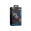 XPower 9V 4in1 Aluminium Alloy Sync & Charge Cable 4CO