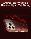 Raptic Aramid Fiber Skin-Bionic Case with Magsafe for iPhone 17 Pro Series - Snake