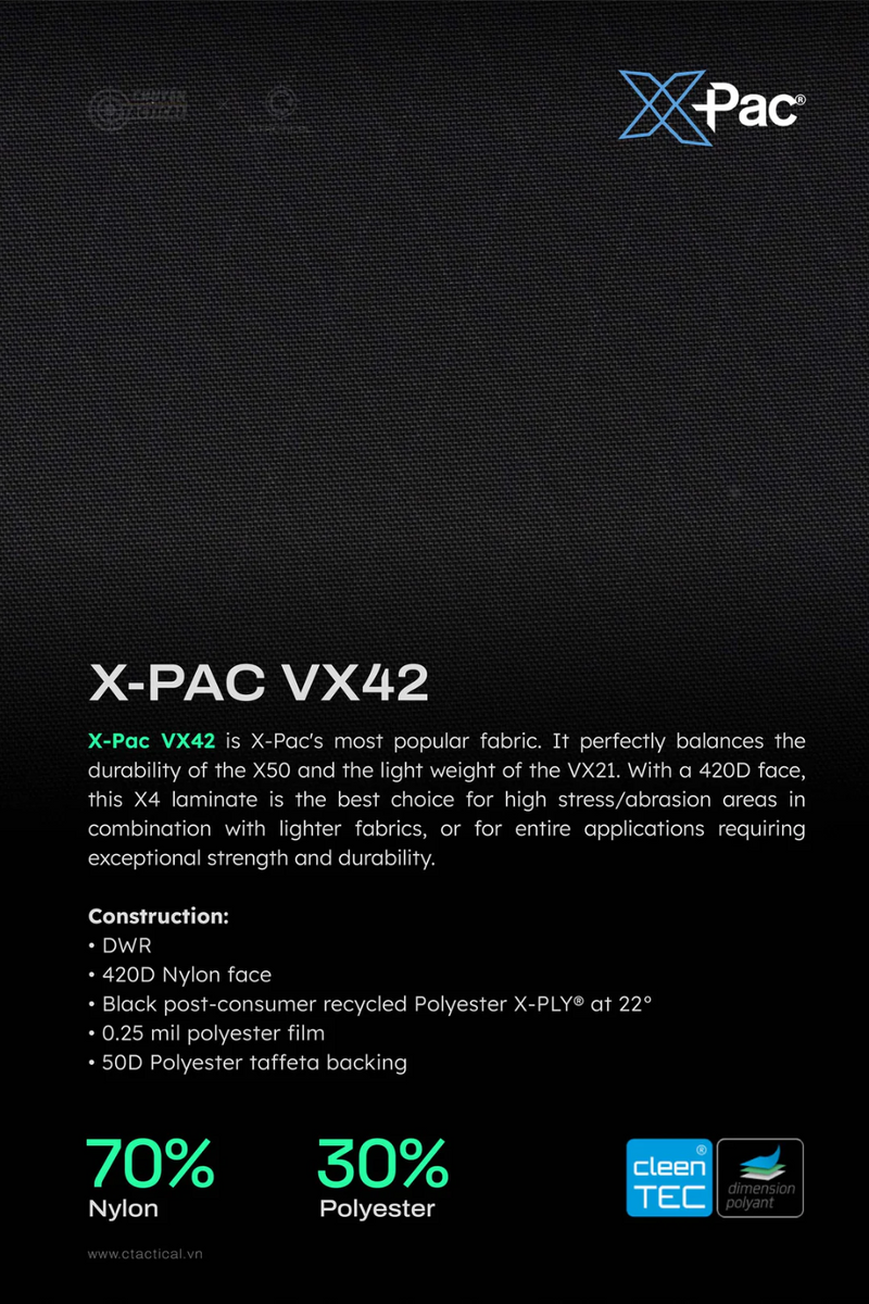 Ctactical CT4W EDC Waist Pack - XPAC VX42