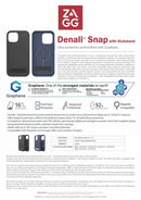 (Markdown) ZAGG Denali Snap with Kick Stand Case For IPhone 15 series