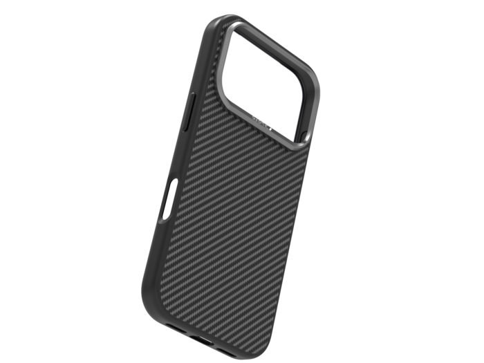 Raptic Aramid Fiber Dual Case with Magsafe for iPhone 17 Pro Series - 600D - Black