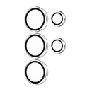 ZAGG Glass Elite InvisibleShield Anti-Reflective Camera Rings - Samsung S25 Series - Black