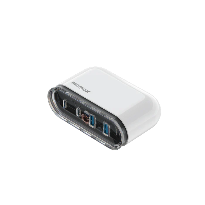 Momax 1-Charger Flow | PD 80W GaN Desktop Charger (4 Ports)