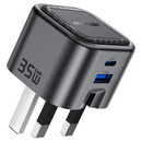 ACEFAST Fast Charge Wall Charger A120 PD35W GaN (1xUSB-C+1xUSB-A) UK