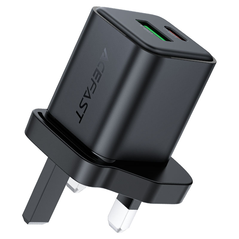 ACEFAST Fast Charge Wall Charger A126 PD20W GaN (1xUSB-A+1xUSB-C) UK