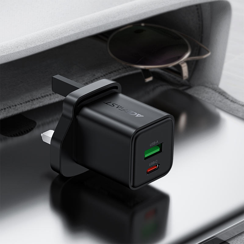 ACEFAST Fast Charge Wall Charger A127 PD30W GaN (1xUSB-A+1xUSB-C) UK