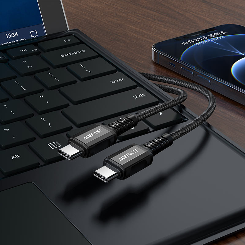 ACEFAST Charging data cable C1-03 for USB-C to USB-C 60W