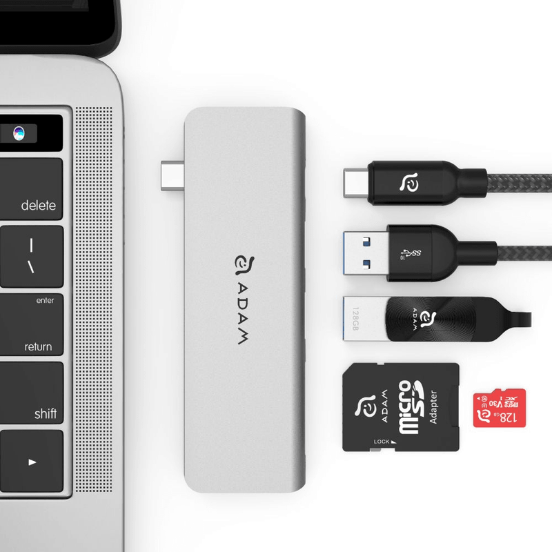 ADAM elements CASA Hub 5E USB-C 5in1 SD 3.0 Card Reader Hub - Oribags