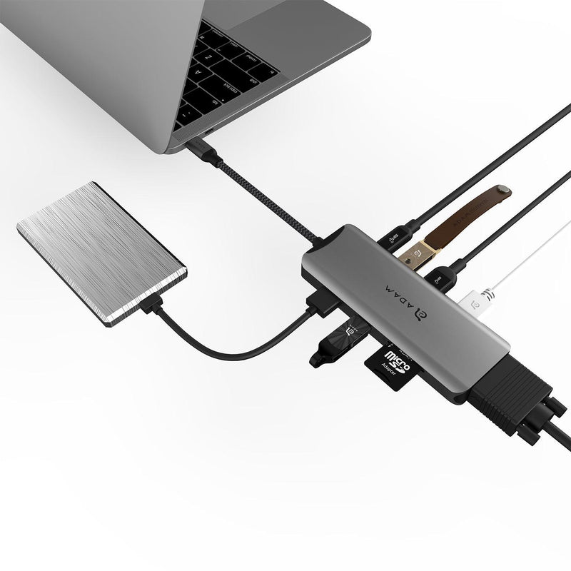 ADAM elements CASA Hub A09 USB-C 3.1 Gen 2 9in1 Hub - Oribags