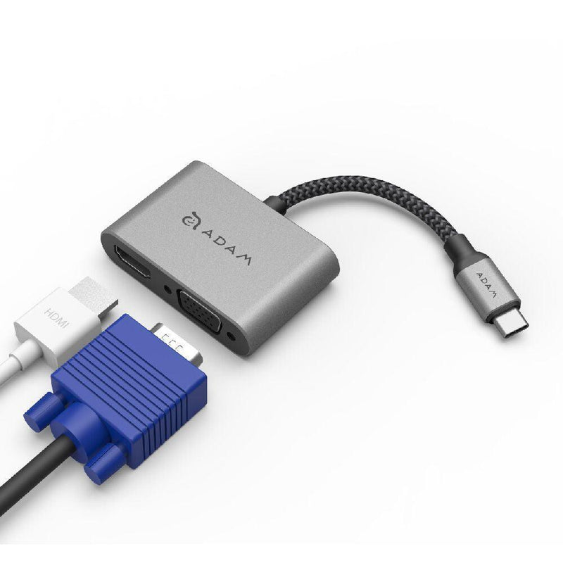 ADAM elements CASA Hub VH1 USB-C 3.1 To VGA/HDMI - Oribags