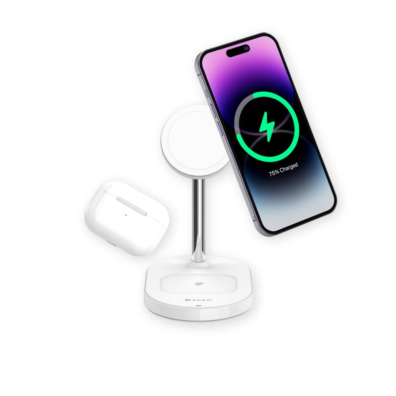 ADAM elements OMNIA M2+ Magsafe 2+1 Wireless Charging Station - Oribags