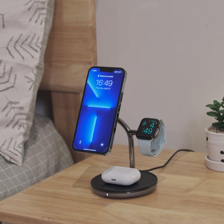 ADAM elements OMNIA M3+ Magnetic 3in1 Wireless Charging Station - Oribags