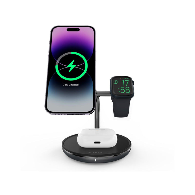 ADAM elements OMNIA M3+ Magnetic 3in1 Wireless Charging Station - Oribags