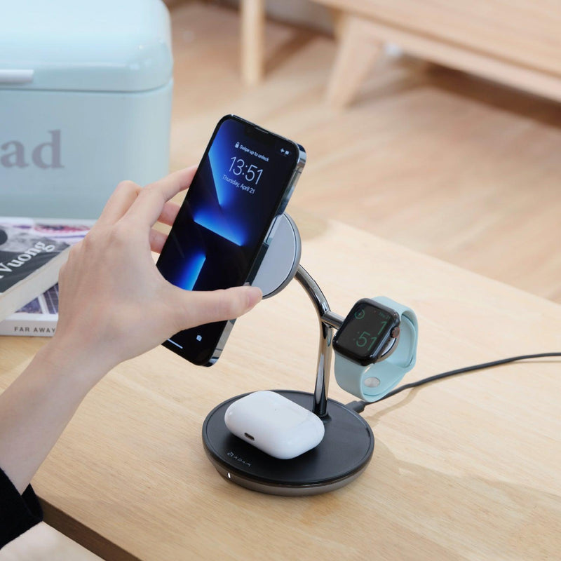 ADAM elements OMNIA M3+ Magnetic 3in1 Wireless Charging Station - Oribags