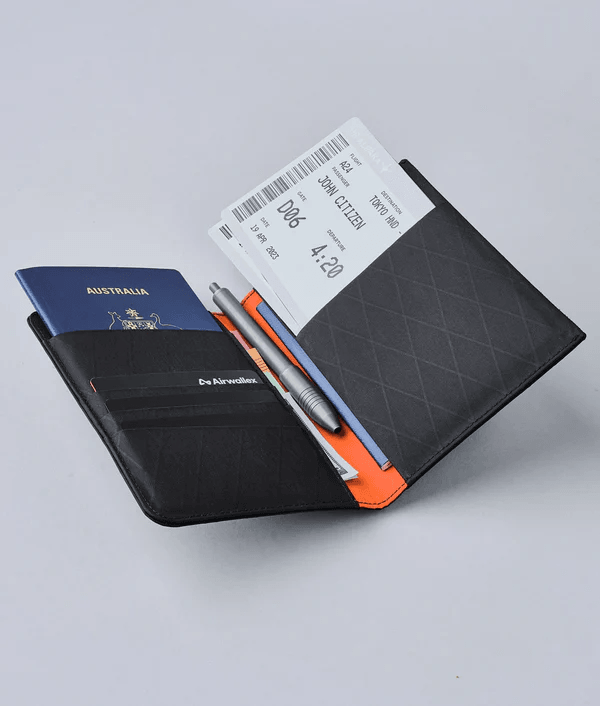 Alpaka ARK Bifold Passport Wallet Black VX21 - Oribags