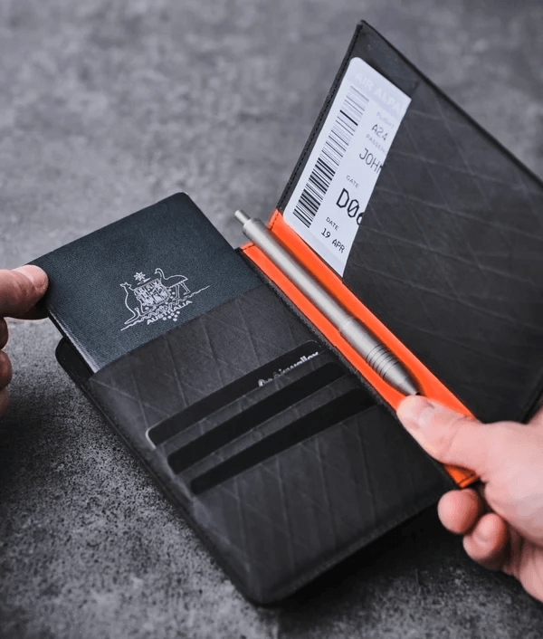 Alpaka ARK Bifold Passport Wallet Black VX21 - Oribags