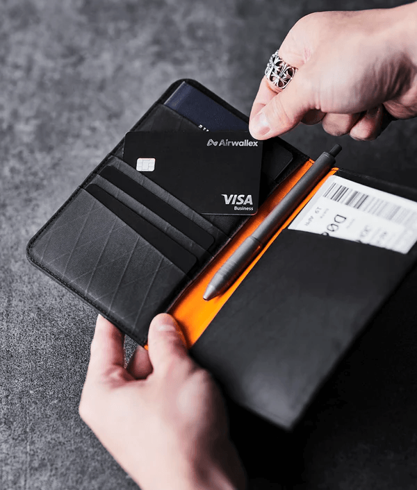 Alpaka ARK Bifold Passport Wallet Black VX21 - Oribags