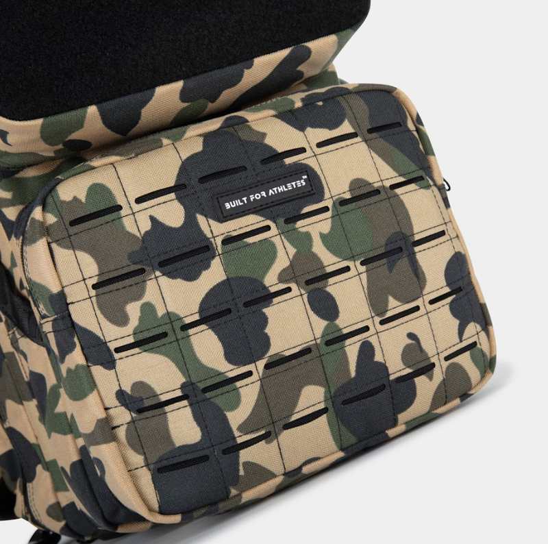 Built For Athletes  - Pro Series 45L Gym Backpack - Tan Camo