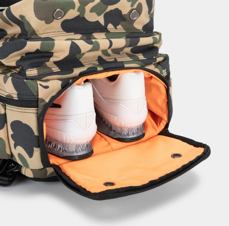 Built For Athletes  - Pro Series 45L Gym Backpack - Tan Camo